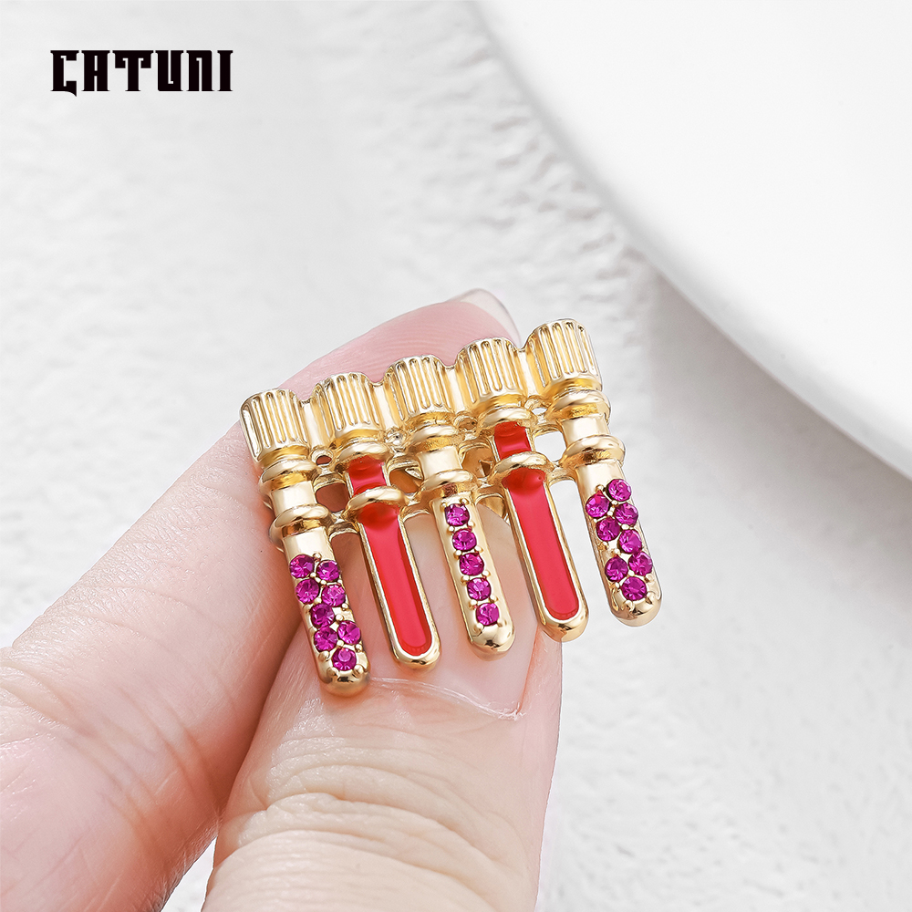 Medical Lab Logo - Catuni Medical Test Tube Brooch Pin