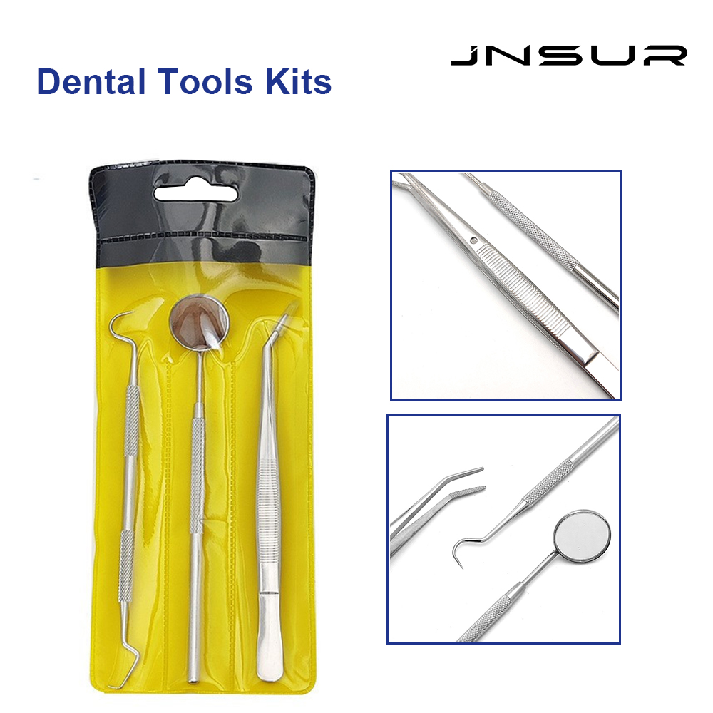 Dental Mirror Probe - Stainless Steel Dentist Prepared Tool Box