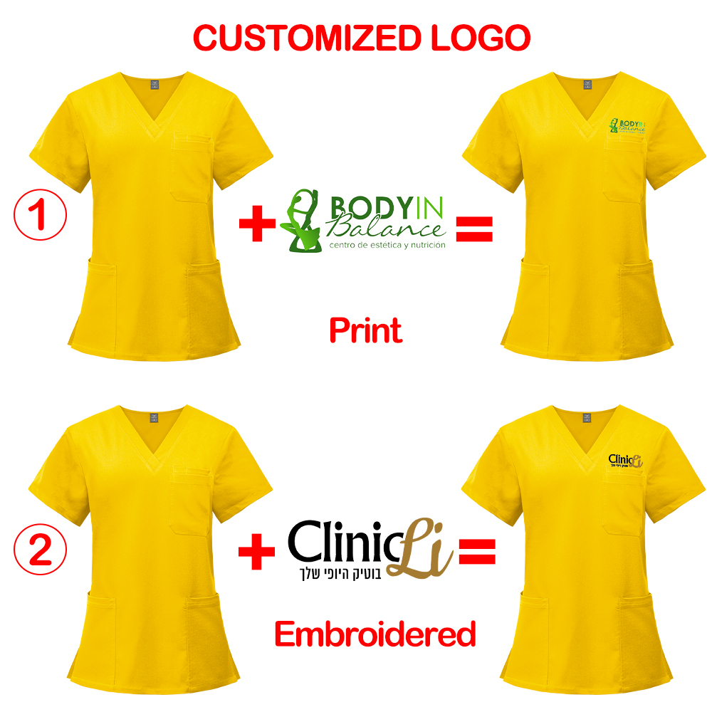 New Medical Scrubs Jumpsuits S – обзор и цена Medical Lab Logo
