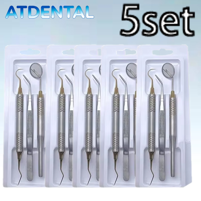 5pcs Dental Double Ended Mouth – обзор и цена Dental Mirror Probe