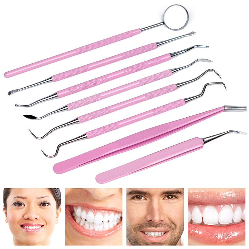 1pc Pink Dental Tweezers Probe – обзор и цена Dental Mirror Probe