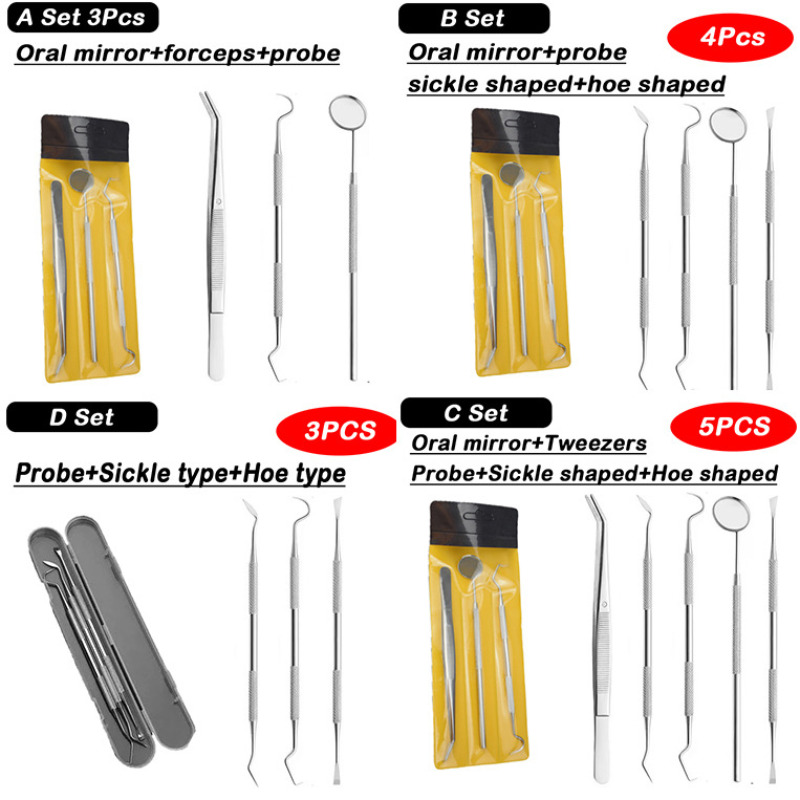 1Set Dental Mouth Mirror Tweez – обзор и цена Dental Mirror Probe