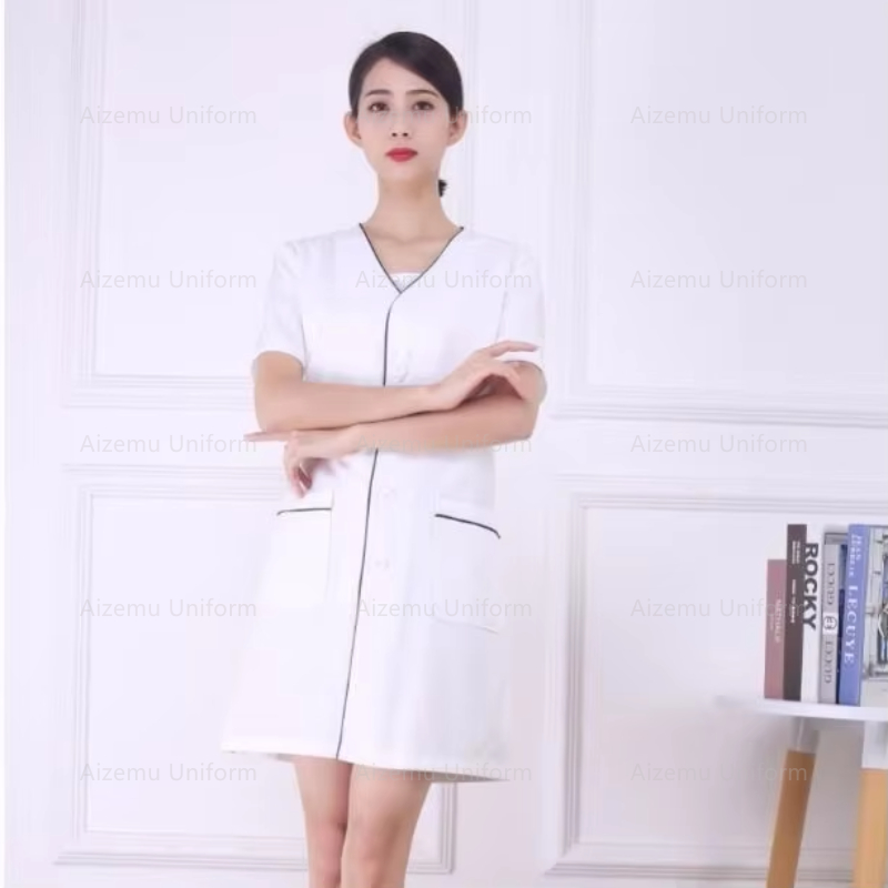 Black Beautician tops short be – обзор и цена Medical Lab Logo