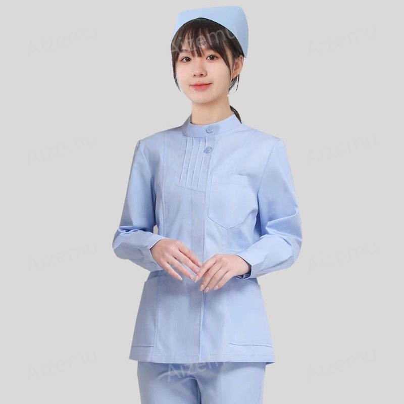 Pink Long Sleeve Nurse Uniform – обзор и цена Medical Lab Logo