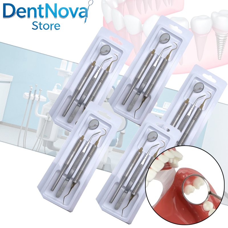 5pcs Dental Double Ended Mouth – обзор и цена Dental Mirror Probe