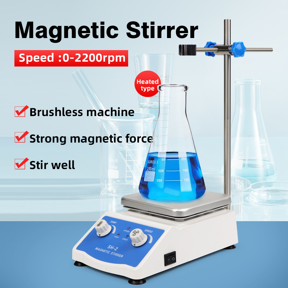 SH-2 Heating Magnetic Stirrer  – обзор и цена Magnetic Stirrer Hotplate