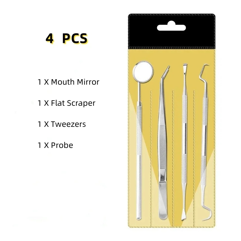 3pcs/4pcs Stainless Steel Dent – обзор и цена Dental Mirror Probe