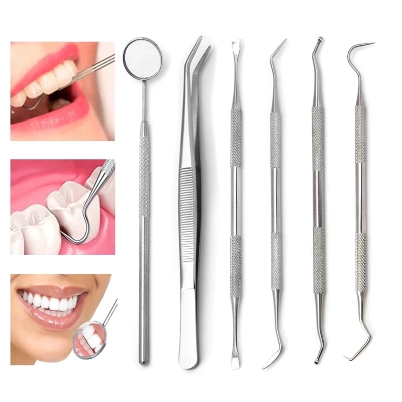 3pcs/4pcs Stainless Steel Dent – обзор и цена Dental Mirror Probe
