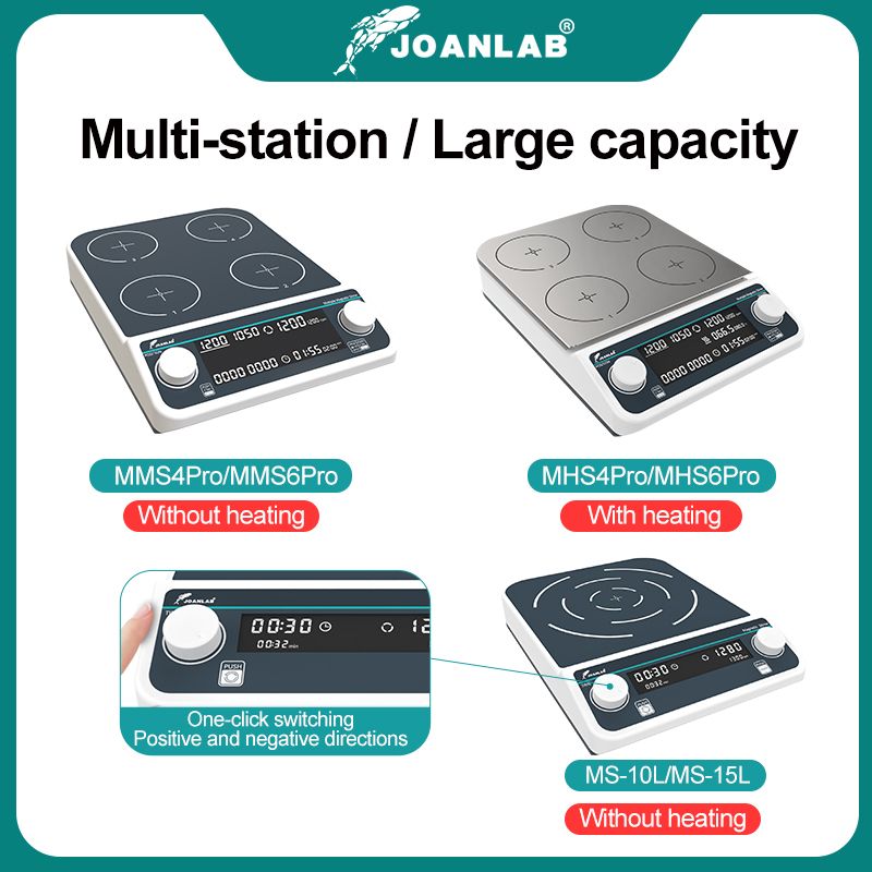 JOANLAB Multiple Magnetic Stir – обзор и цена Magnetic Stirrer Hotplate