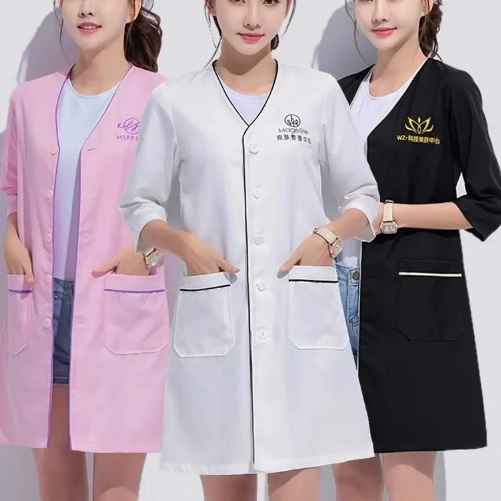 Custom Logo Beauty Uniform Bea – обзор и цена Medical Lab Logo