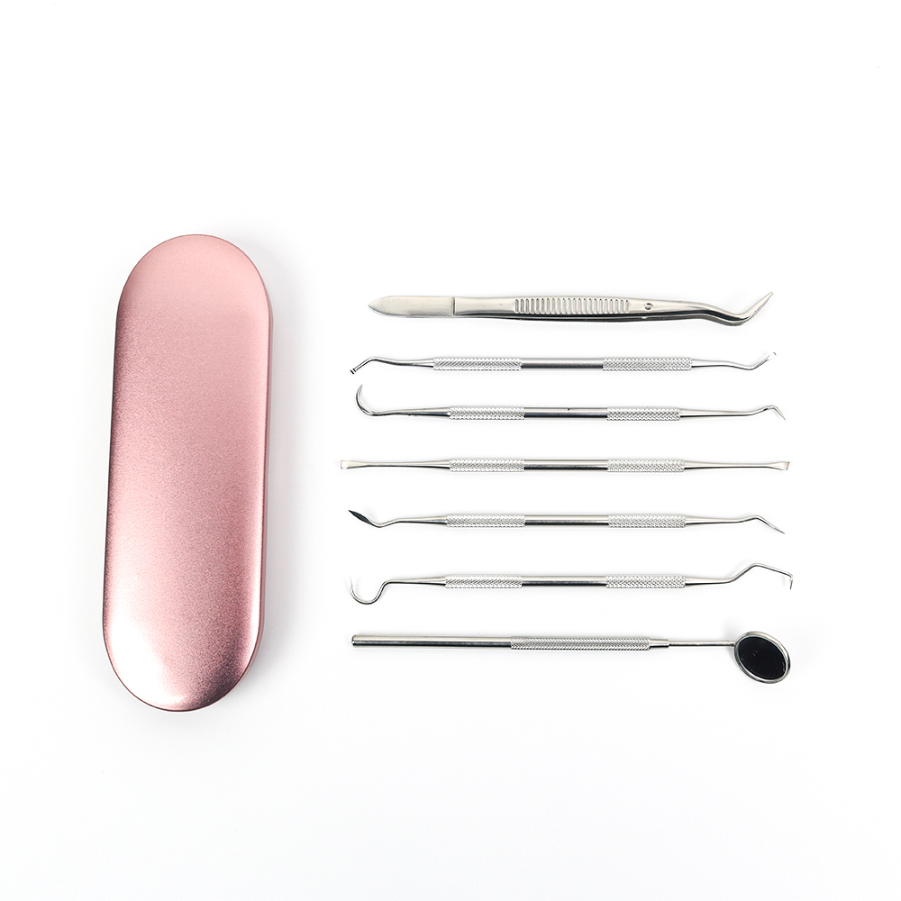 7Pcs Dentist Prepared Stainles – обзор и цена Dental Mirror Probe
