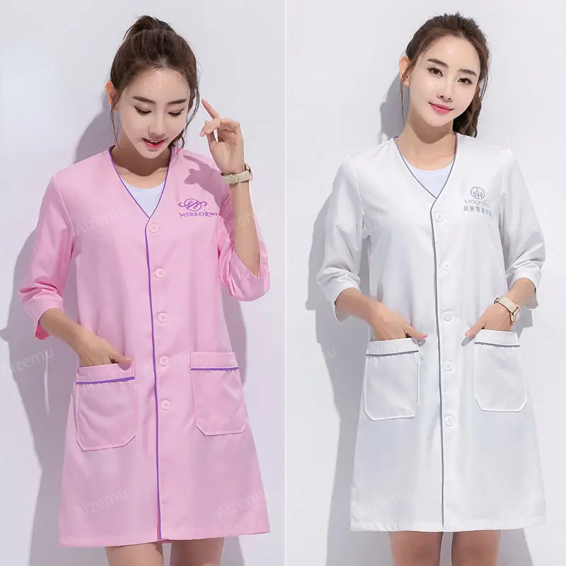 Black short beauty uniform dre – обзор и цена Medical Lab Logo