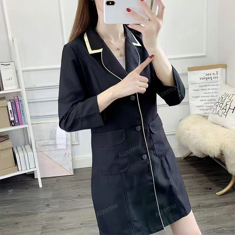 Black Beauty Salon uniform sho – обзор и цена Medical Lab Logo