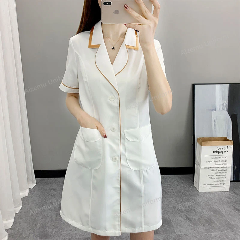 Black Beauty Salon uniform sho – обзор и цена Medical Lab Logo