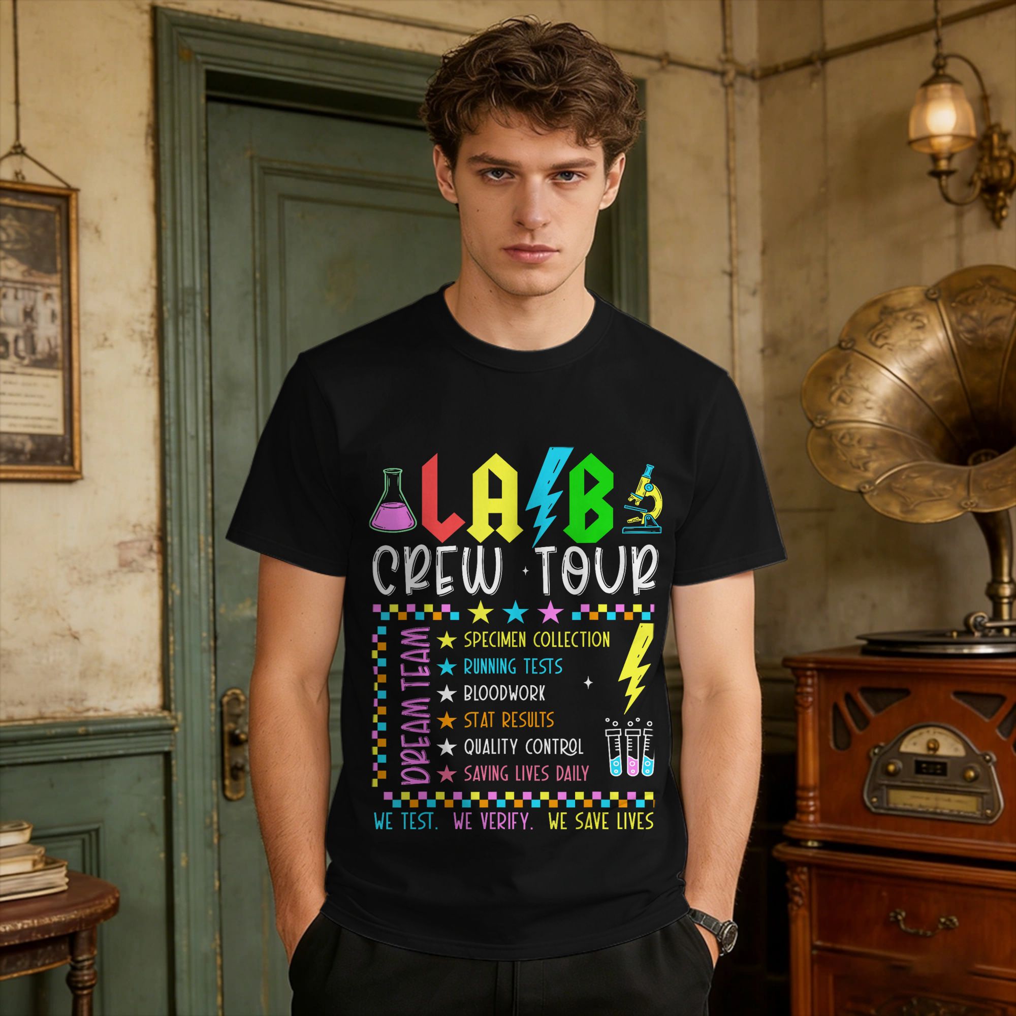 Vintage T-Shirt Summer Lab Wee – обзор и цена Medical Lab Professionals Week