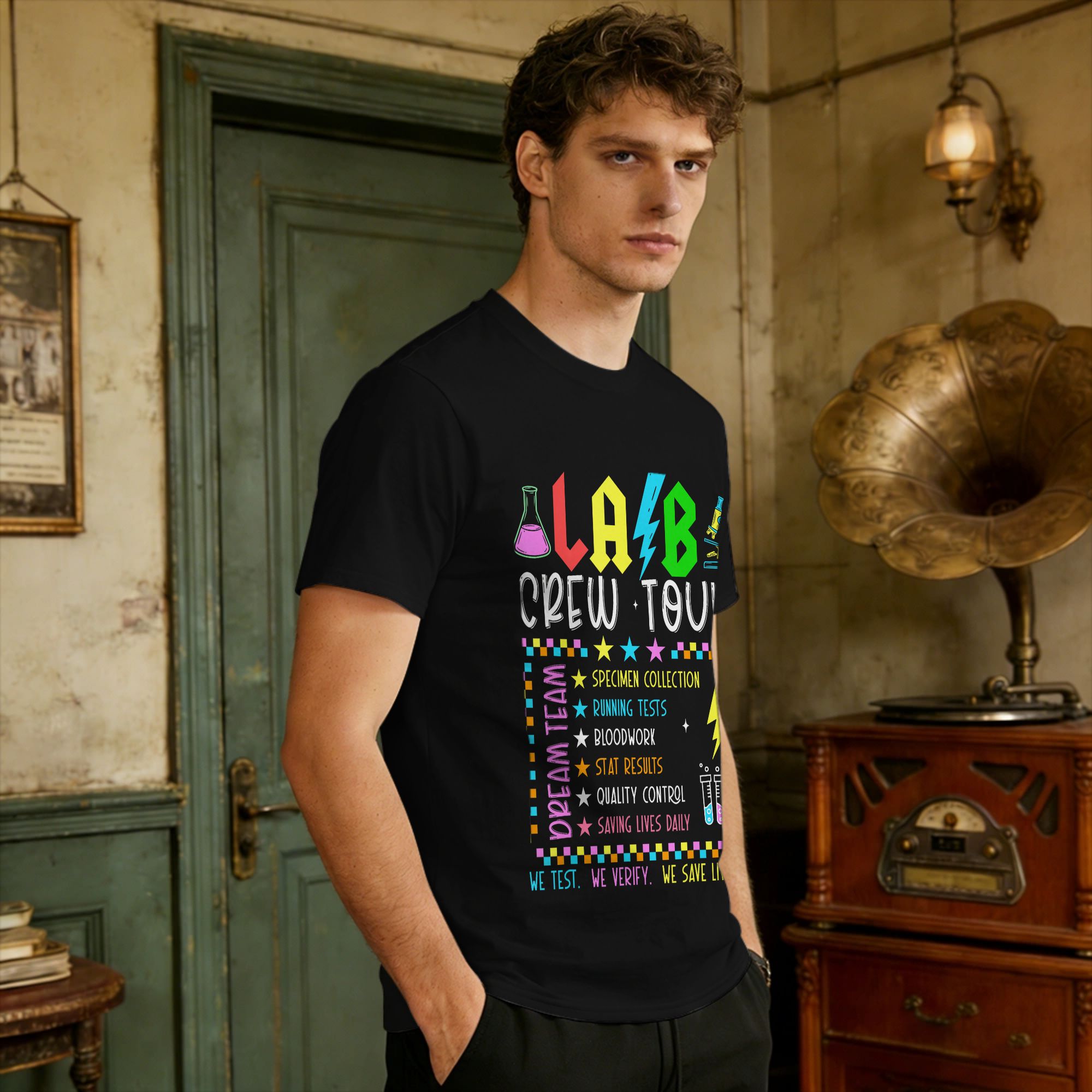Vintage T-Shirt Summer Lab Wee – обзор и цена Medical Lab Professionals Week