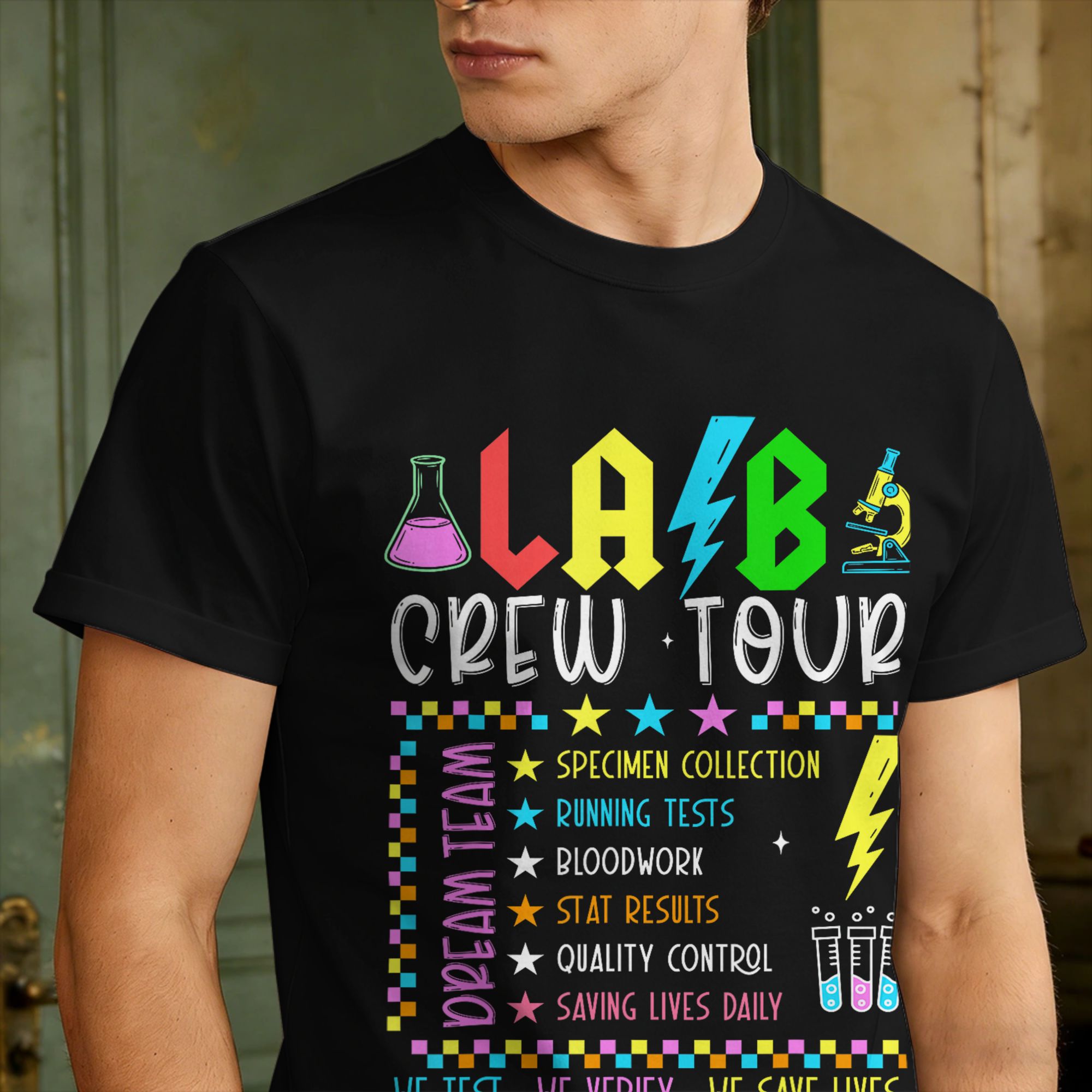 Vintage T-Shirt Summer Lab Wee – обзор и цена Medical Lab Professionals Week