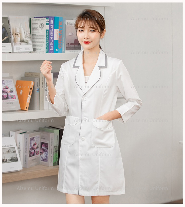New Black beauty uniform with  – обзор и цена Medical Lab Logo
