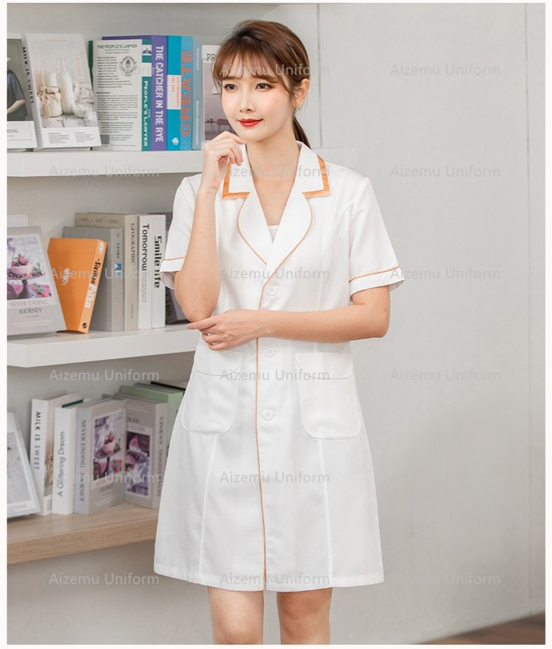 New Black beauty uniform with  – обзор и цена Medical Lab Logo