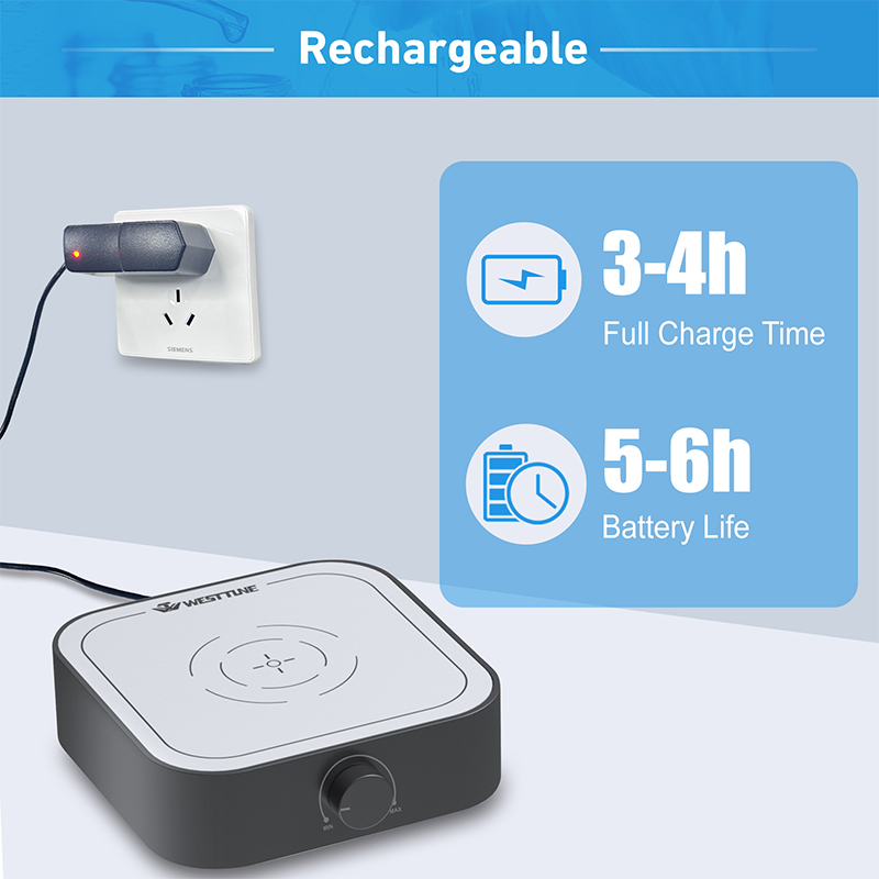 WESTTUNE Rechargeable 3000rpm  – обзор и цена Magnetic Stirrer Hotplate